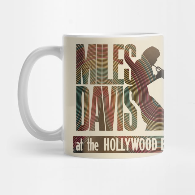 miles davis silhouette by HAPPY TRIP PRESS